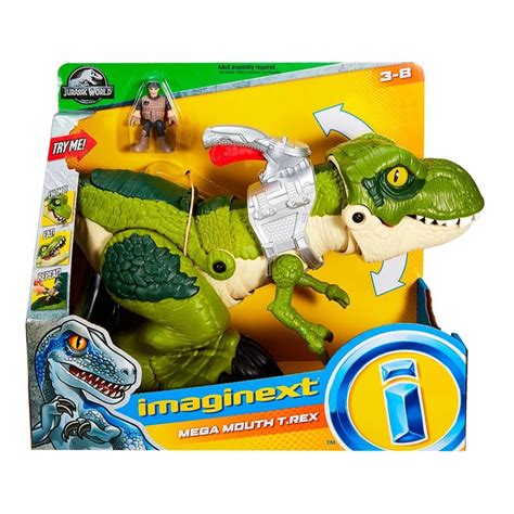 Set De Juego Imaginext Jurassic World T Rex Mordida Feroz Walmart