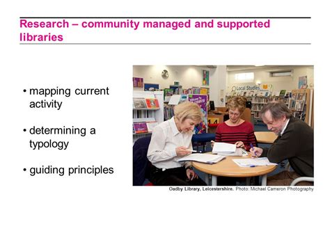 Community Managed And Supported Libraries Nicky Morgan Director