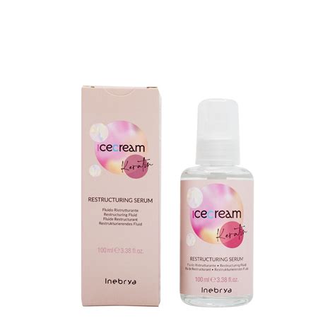 Inebrya Ice Cream Keratin Restructuring Serum 100ml Amarina Beauty