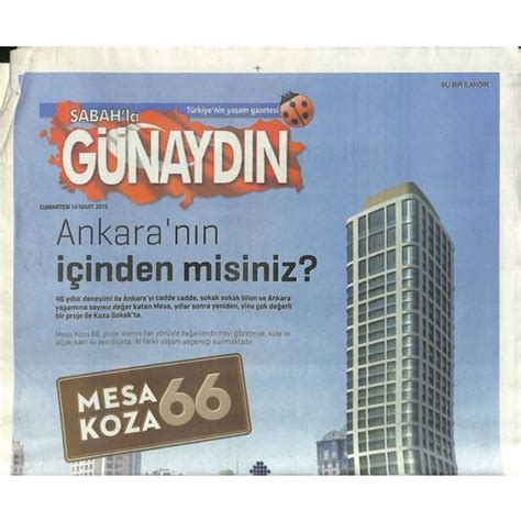 Sabah Gazetesi G Nayd N Eki Mart Emrah N Eski Yeni Fiyat