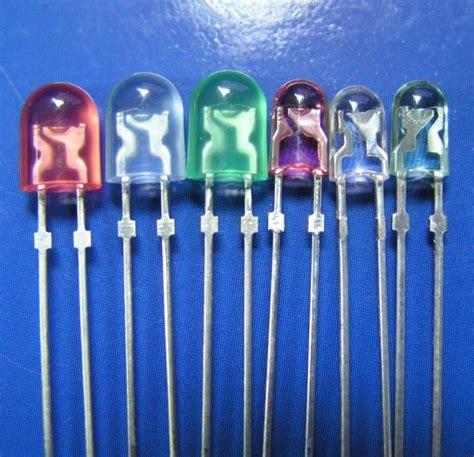 546 Oval LED Diode 3mm Diffuse Multi Colors Light Emitting Diode Small