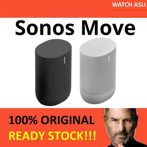 Jual Sonos Move Wireless Rechargeable Weather Resistant Outdoor Speaker