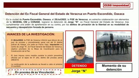 Destacan en la mañanera detención de Jorge Winckler exfiscal de Veracruz