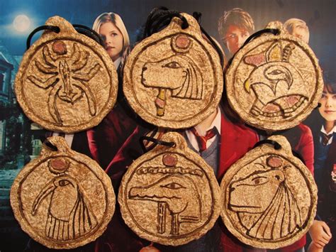 House Of Anubis Replica Of All 6 Amulets From Season 2 With Storage