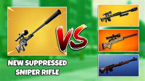 New Suppressed Sniper Rifle Stat Comparison The Best Sniper Rifle In