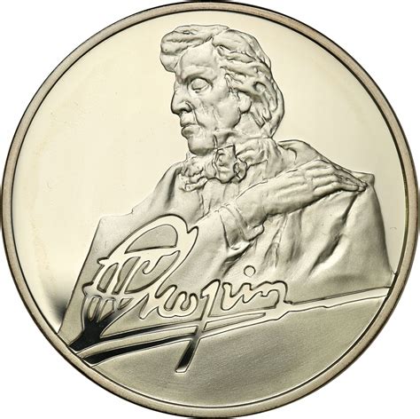 Polska Medal Fryderyk Chopin SREBRO St L Archiwum Niemczyk Pl