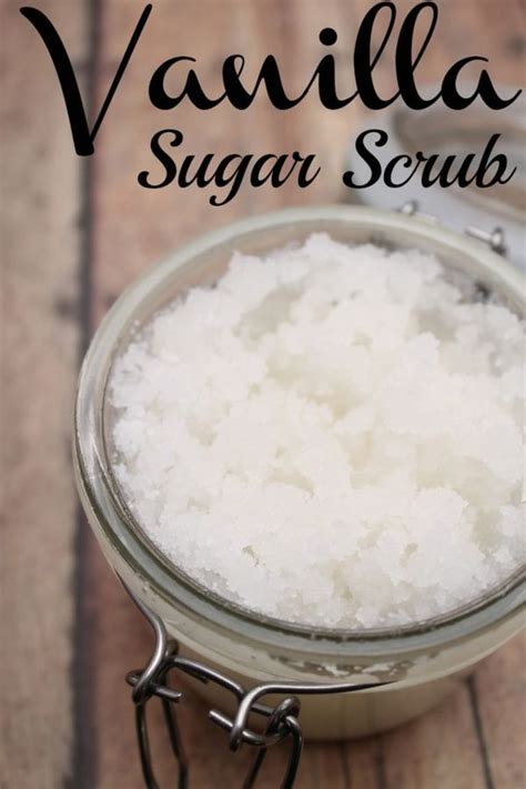 Vanilla Sugar Scrub Recipe With Printable Labels Diy Sugar Scrub Recipe Sugar Scrub Recipe