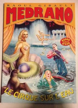 AFFICHE CIRQUE CIRCUS Zirkus Circo MEDRANO Cirque Sur L Eau EUR 3 00