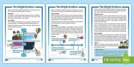 KS1 Victorian Inventors Differentiated Reading Comprehension Activity