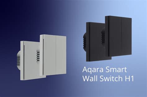 Серые и чёрные выключатели Aqara Smart Wall Switch H1 | Aqara
