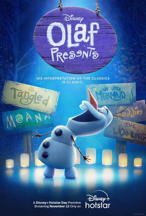 On 12 November Olaf Will Recreate Moments From The Little Mermaid