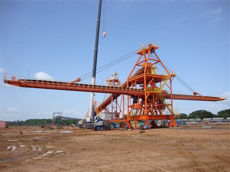 Birla 105m Circular Stacker And Reclaimer Project Northern Heavy