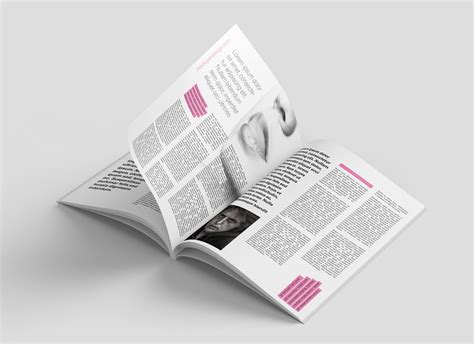 Free Premium Quality A4 Magazine Mockup Psd Good Mockups