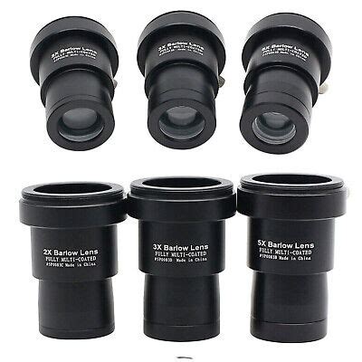 Inch Astronomical Telescope Barlow Lens X X X Metal Eyepiece