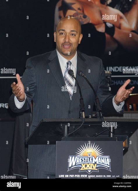 Jonathan Coachman Press conference at the Hard Rock Cafe Times Square ...