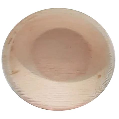 Inch Round Areca Palm Leaf Biodegradable Bowl Deep Mm At Rs