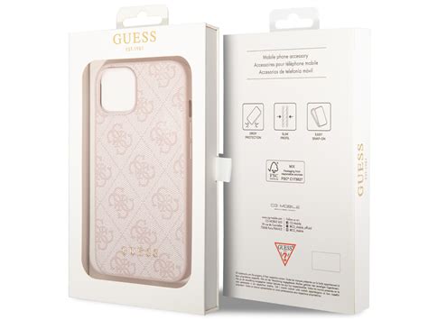 Guess G Monogram Case Roze Iphone Plus Hoesje