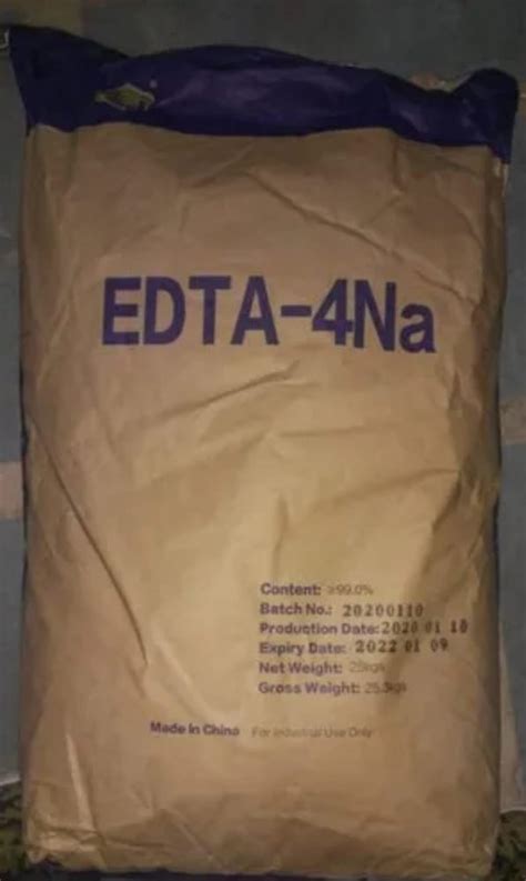 Edta 4na Edta Tetrasodium Purity 99 At Rs 360 Kg In Chennai ID