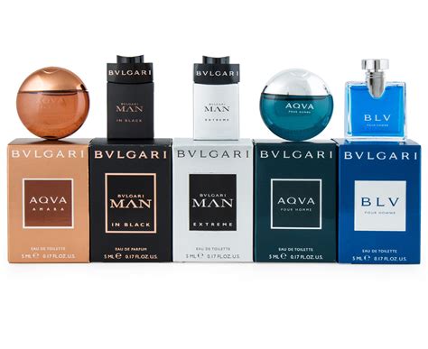 Bvlgari The Mens T Collection 5 Piece T Set Au