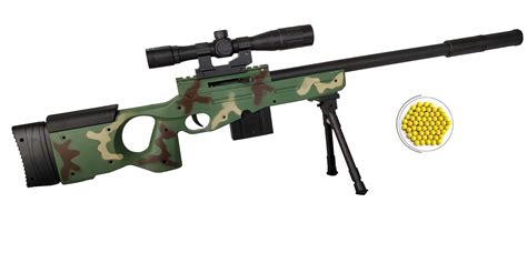 IndusBay AWM Toy Gun Big Size 30 Inches Long Army Style M4 Sniper Toy