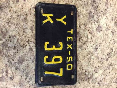 Texas Purple Heart License Plate - PH5GCT