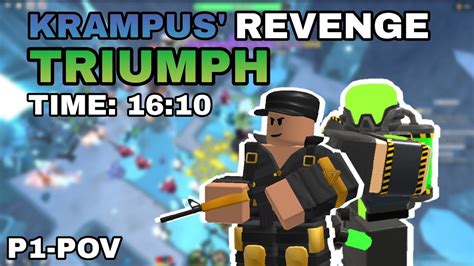 Duo Krampus Revenge Triumph Roblox Tds P Pov Youtube