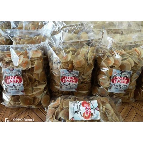 Jual Krupuk Telur Asin Orange Gurih Mentah Shopee Indonesia