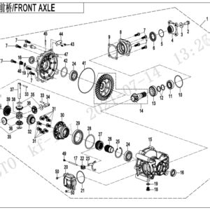 Diagram Cfmoto Uforce Cf Uu Front Axle F Cfmoto