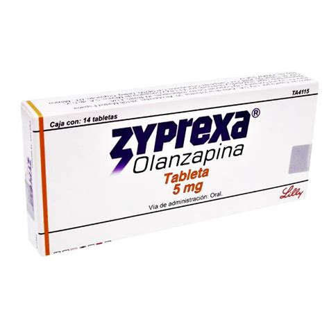 Zyprexa Olanzapine 5 Mg 14 Tabs Mexican Online Pharmacy Mexico