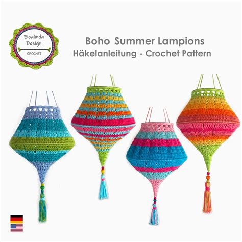 Elealinda Design Neue Anleitung Boho Summer Lampions