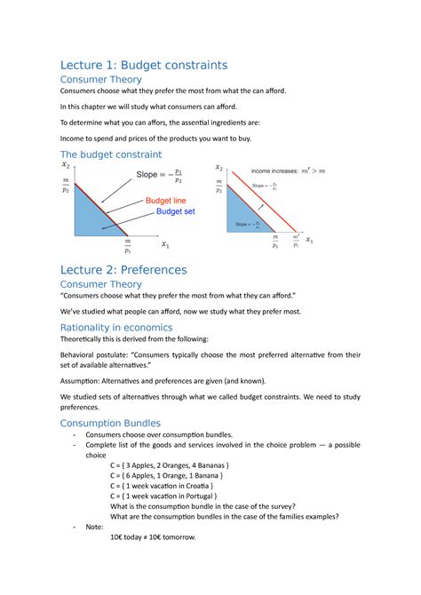 Microeconomics Tot Tots Els Apunts Importants De Microeconomia I