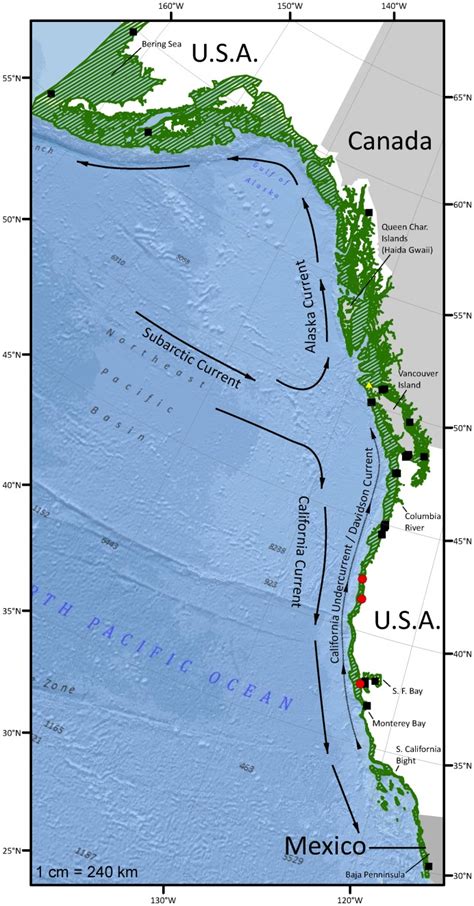 The Green Hatched Area Indicates The Geographic Range Where Green