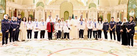 Kuna Kuwait Crown Prince Receives National Paralympic Athletes