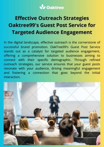 Effective Outreach Strategies OakTree99 S Guest Post Service For