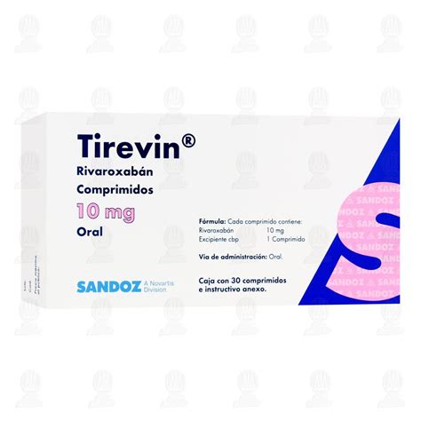 Tirevin 10 Mg 30 Comprimidos