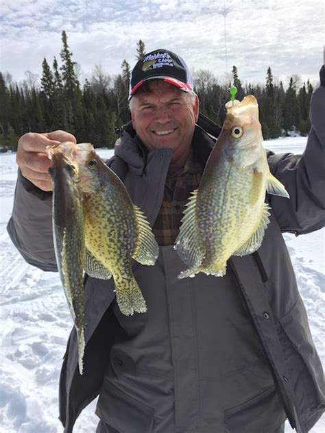 Ice Fishing On Wabigoon Lake Dryden Ontario