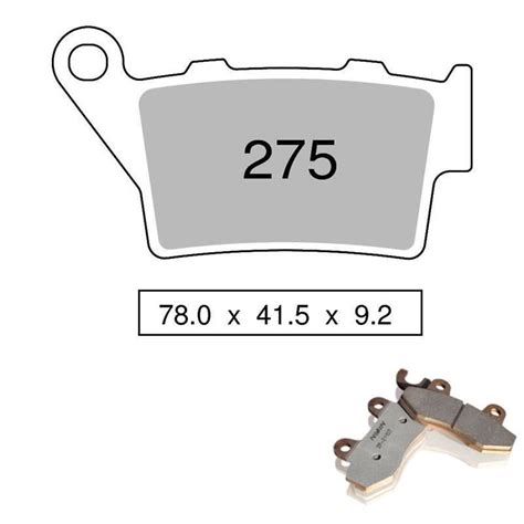 Pastiglie Freno Posteriori Nissin CFMoto 650 MT 20 22 Mescola