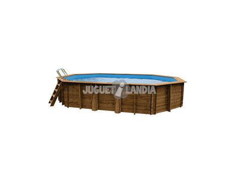 Piscina Ovalada Madera Grenade X X Cm Gre Juguetilandia