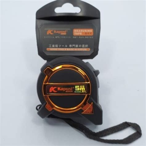 Jual Meteran Manual Stop M Mm Measuring Tape Alat Ukur Tukang