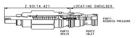 Sun Hydraulics Pilot Operated Pressure Reducing Relieving Valve