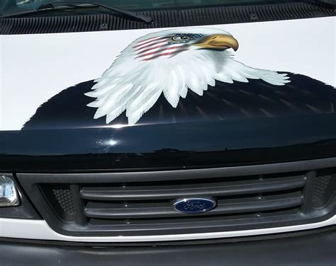 American Flag Eagle Car & Truck Hood Decal | Xtreme Digital GraphiX