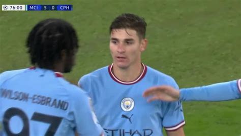 Video Gol De Julián Álvarez Hoy En Manchester City Vs Copenhague El 5 0 De Partido Por Uefa