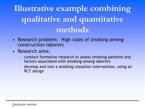 Ppt Applying Qualitative Methods In Intervention Research Powerpoint