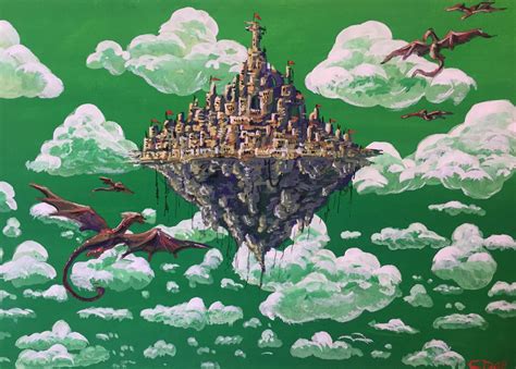 Sky Castle – Space Art By Christopher Doll