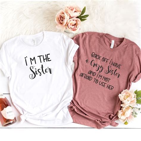 Sister T Shirt Etsy