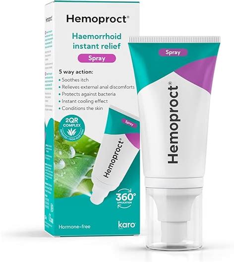 Hemoproct Spray Instant Relief From Anal Discomforts And External