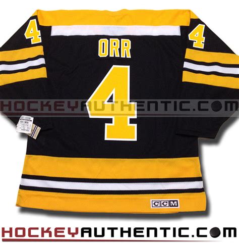 BOBBY ORR BOSTON BRUINS CCM VINTAGE 1970 REPLICA NHL JERSEY – Hockey Authentic