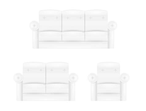 Objeto De Forma De Hogar De Muebles De Sofá Blanco Vector Png Dibujos Hogar Dibujos Forma