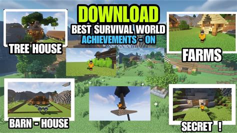 My Best Survival World In Minecraft Pocket Edition Java Edition My