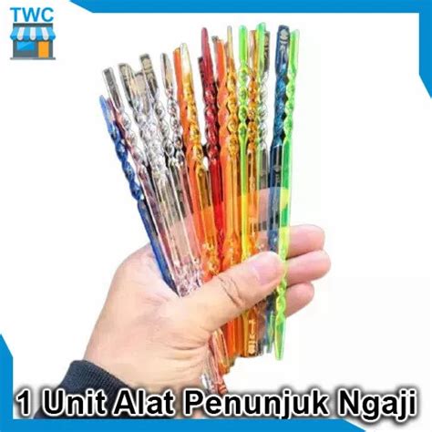 Tuding Ngaji Alat Perlengkapan Mengaji Stik Kalam Penunjuk Membaca Iqro